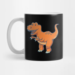 Orange T Rex Mug